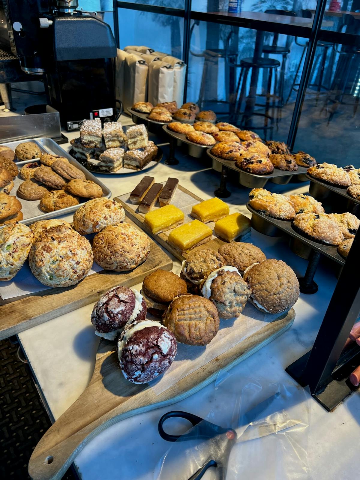 a bunch of food on a table